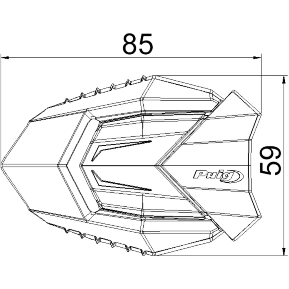 Anbausatz + Pad Puig 5698N_1