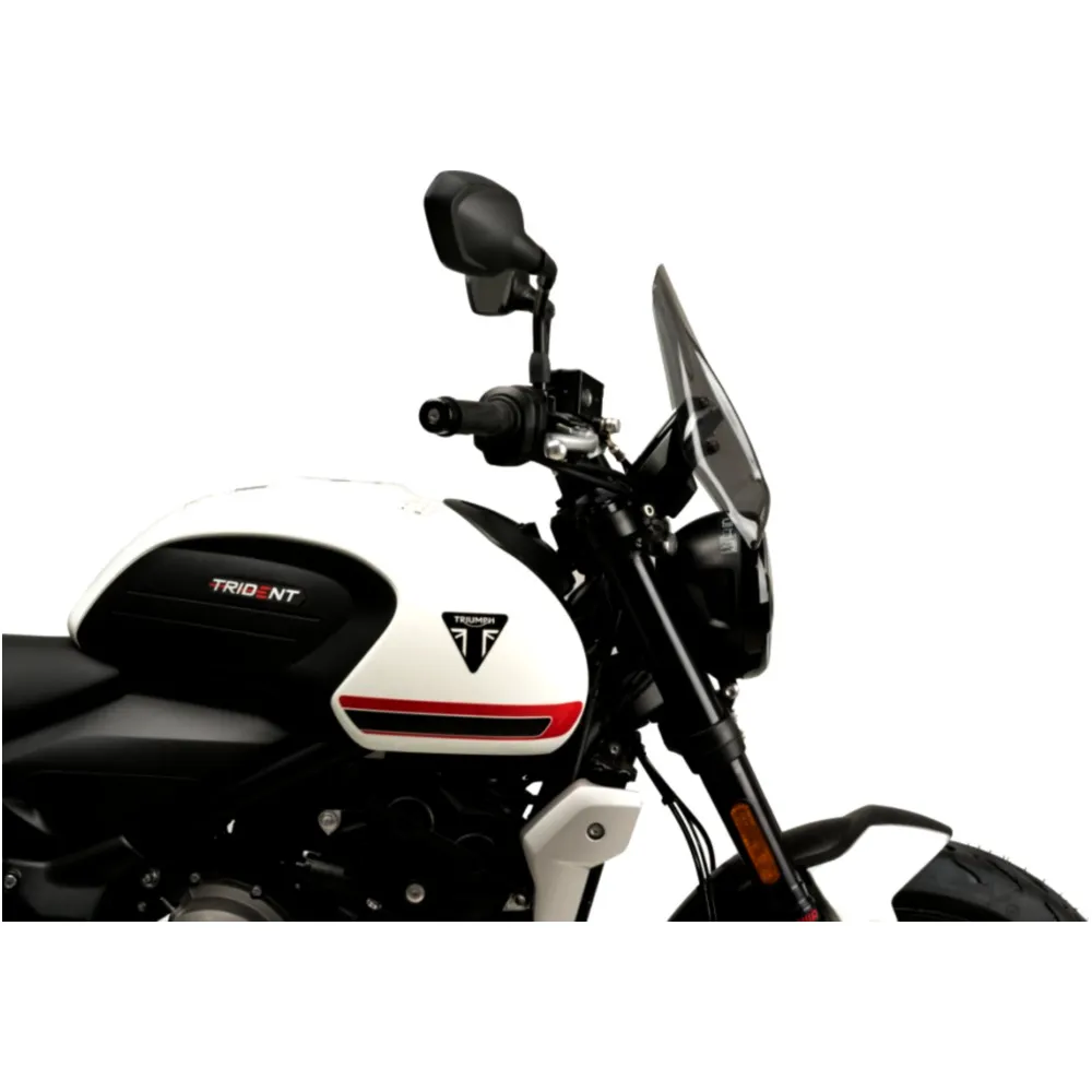 Sports screen new gen PUIG for naked bike smoke grey for: Trium