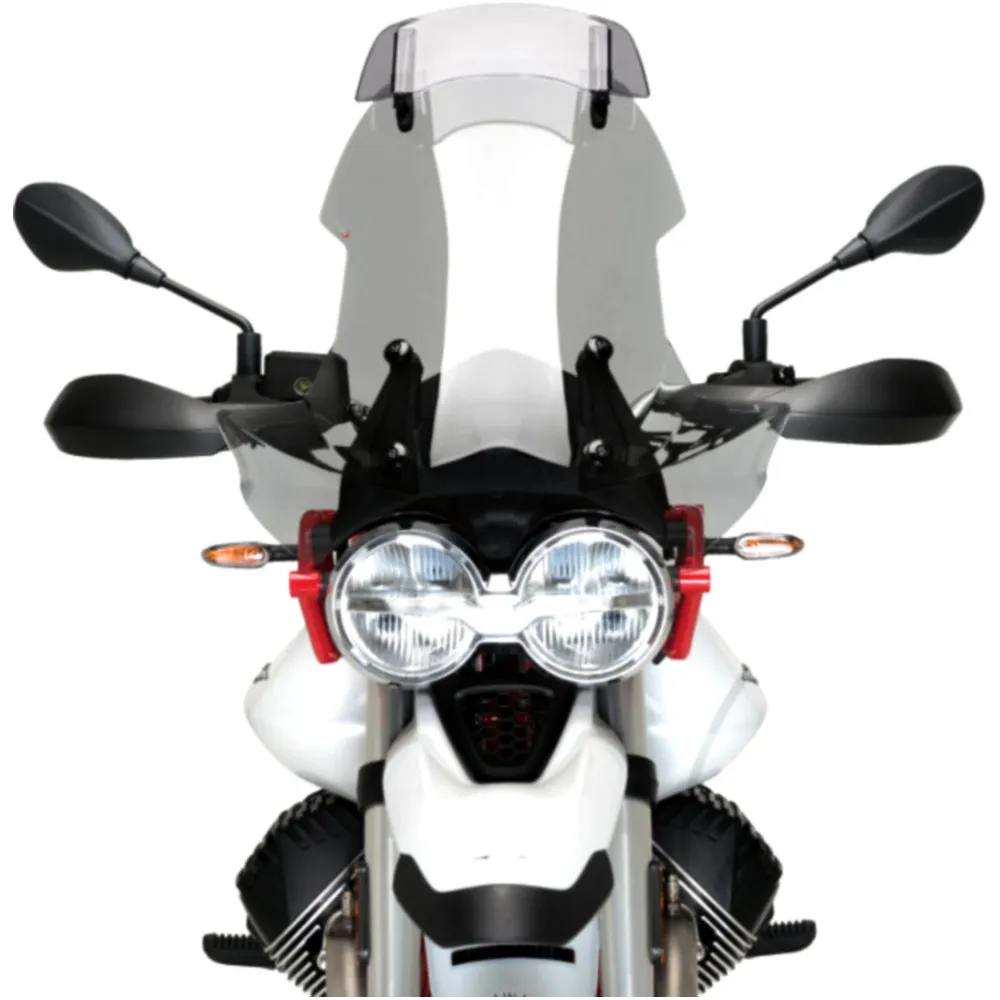Touring screen visor PUIG smoke grey for: Moto Guzzi V85_0