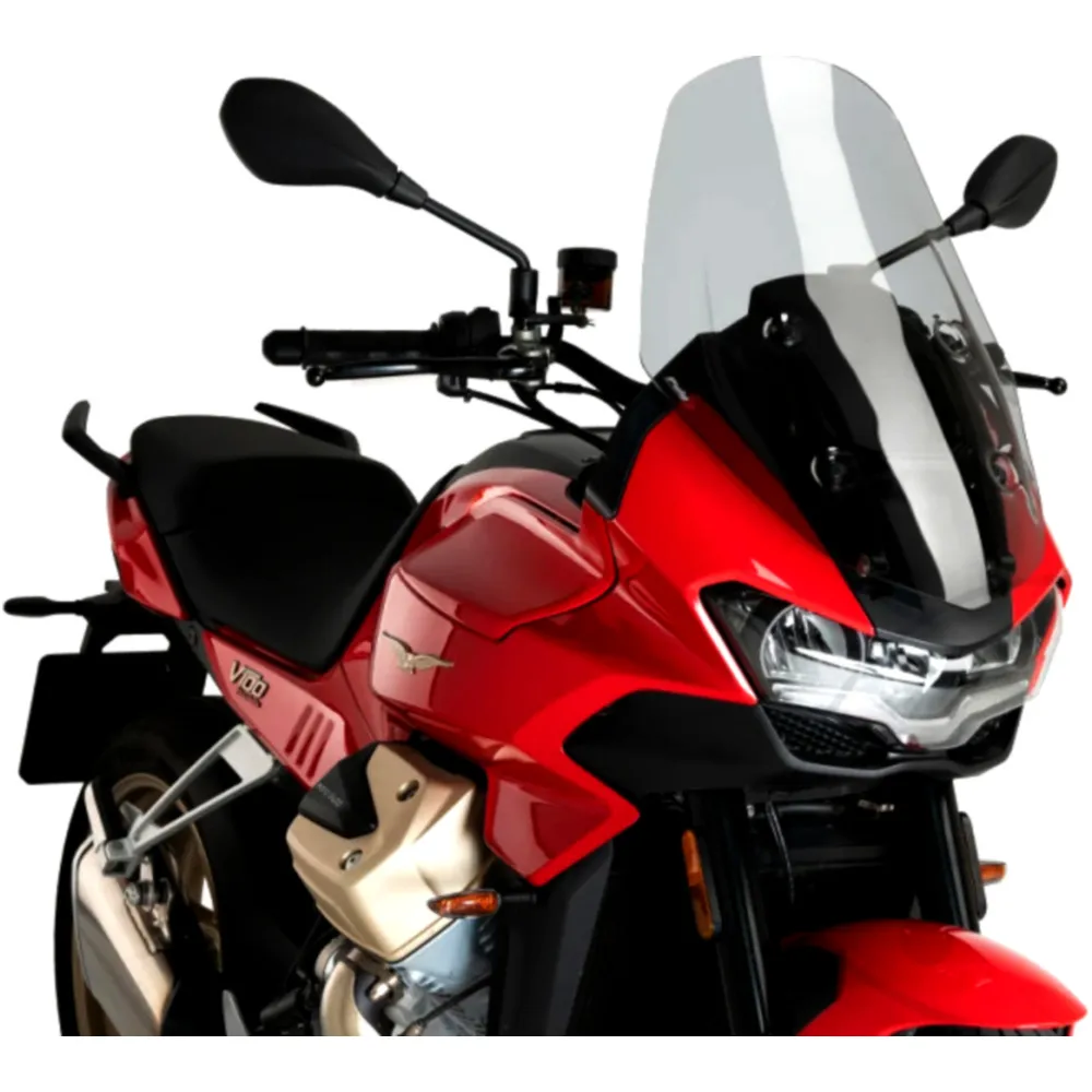 Touring screen PUIG smoke grey for: Moto Guzzi V100_0