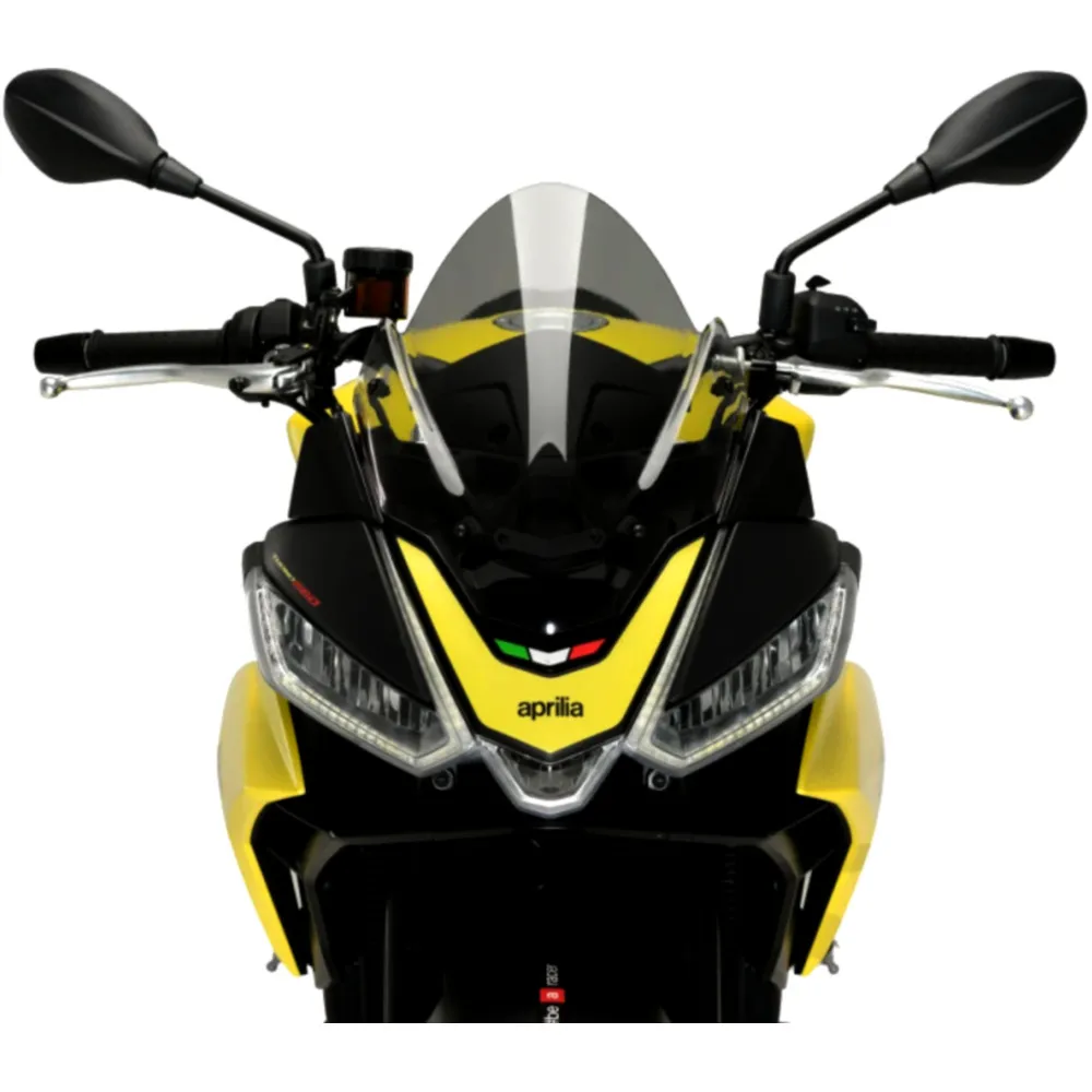 Screen z - racing PUIG smoke grey for: Aprilia Tuono_0