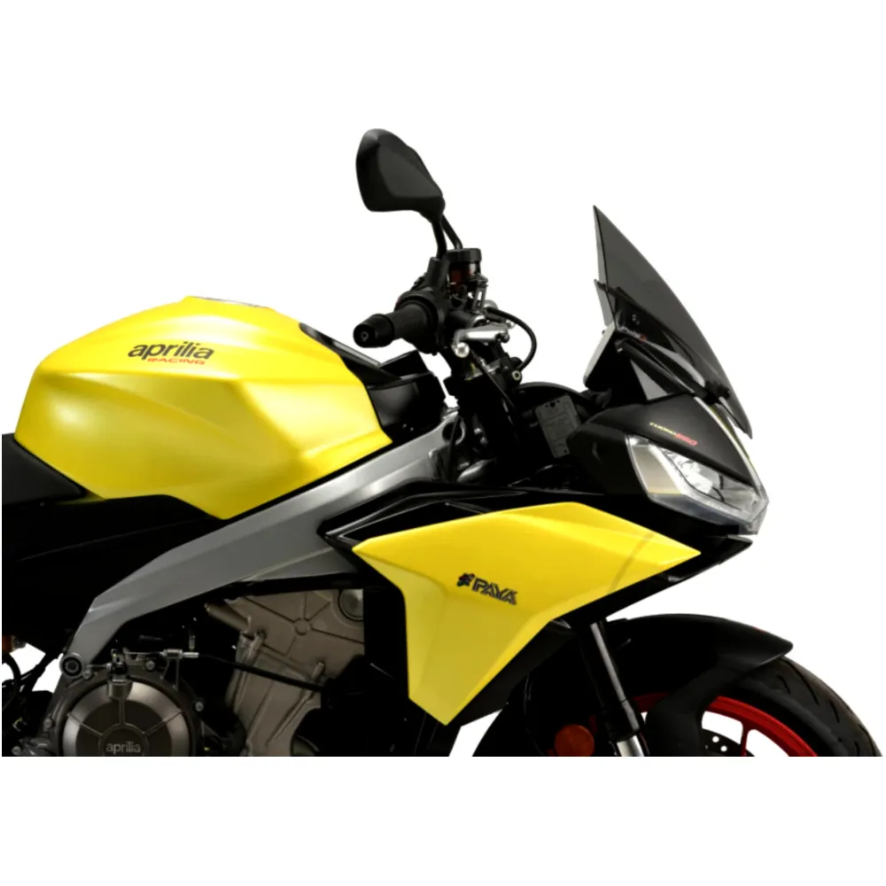 Screen z - racing PUIG smoke grey for: Aprilia Tuono_1