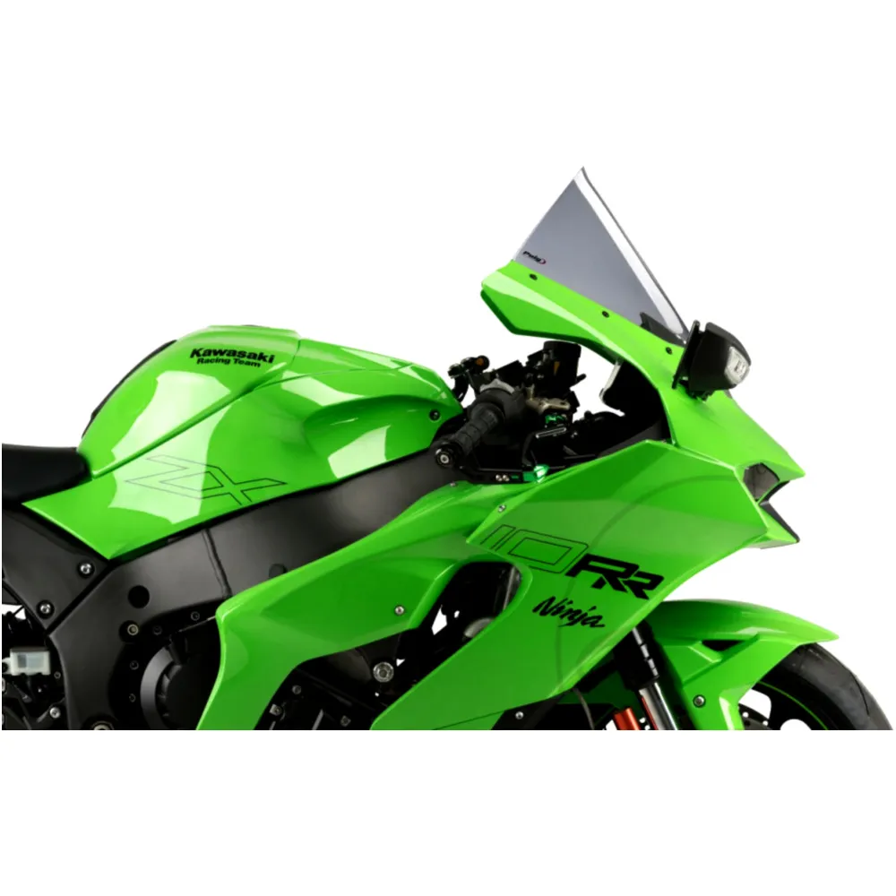 Scheibe R - Racing Puig rauchgrau passend für: Kawasaki ZX - 10
