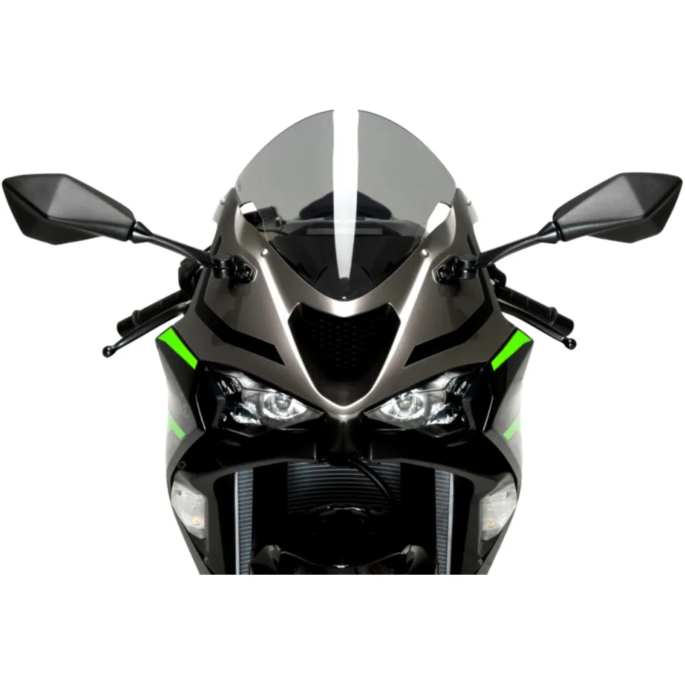 Screen r - racing PUIG smoke grey for: Kawasaki ZX - 6R_0