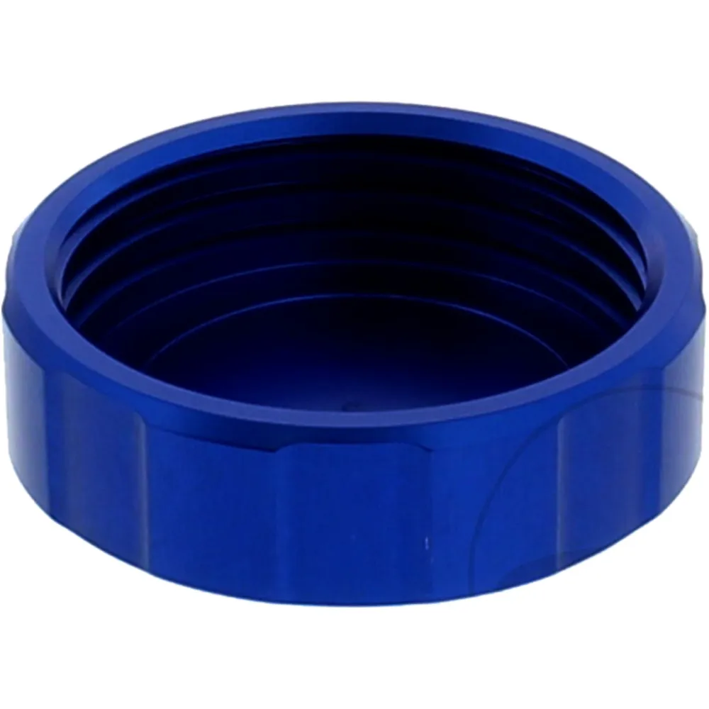 Cover brake fluid resevoir 61mm aluminium blue for: Kawasaki VN