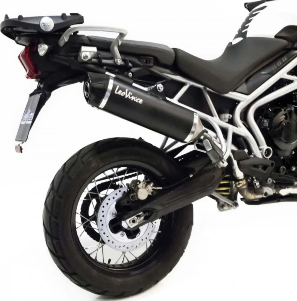 Exhaust lv - one nero slip on evo2 for: Triumph Tiger_2