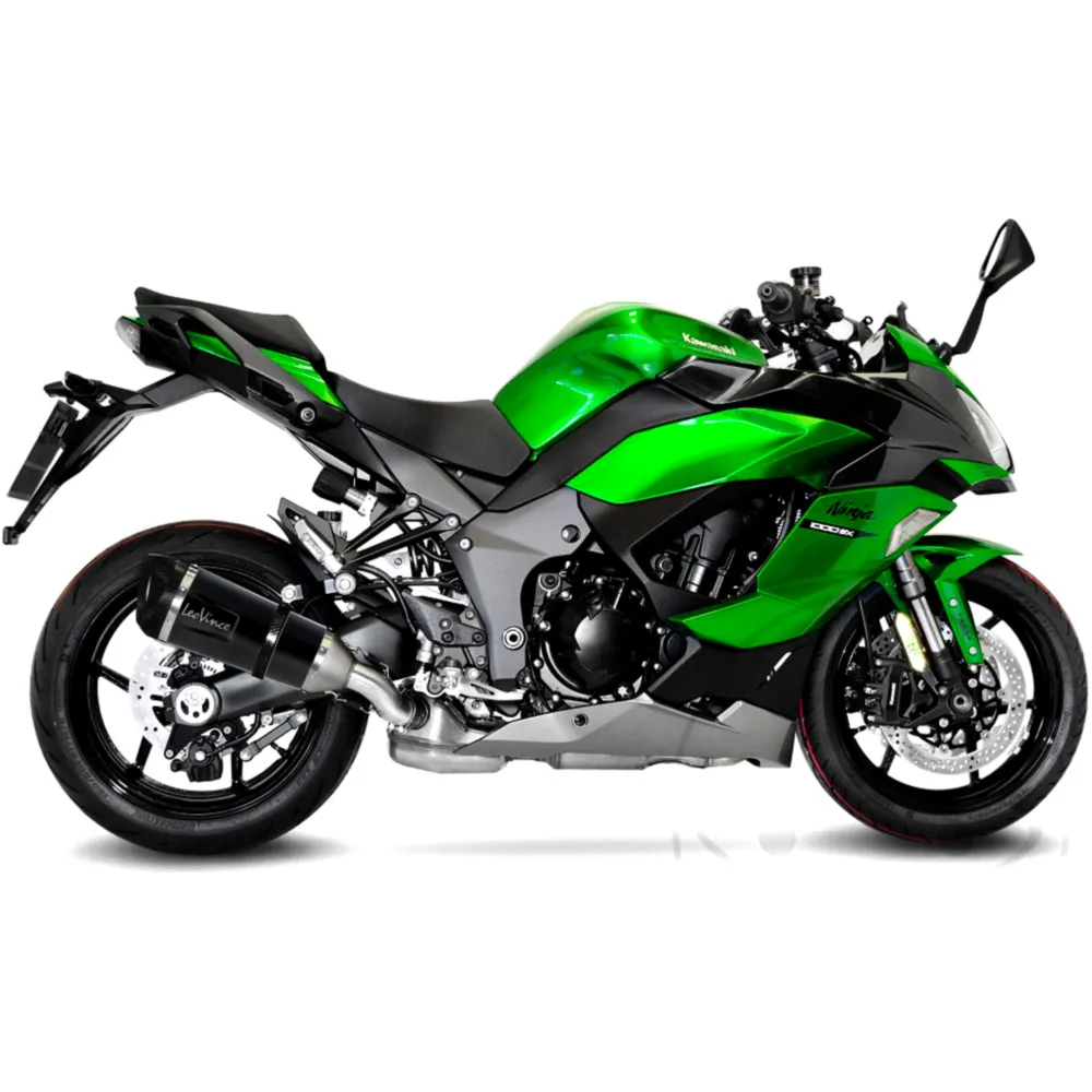 Silencer SBK stainless steel factory s black slip on for: Kawas