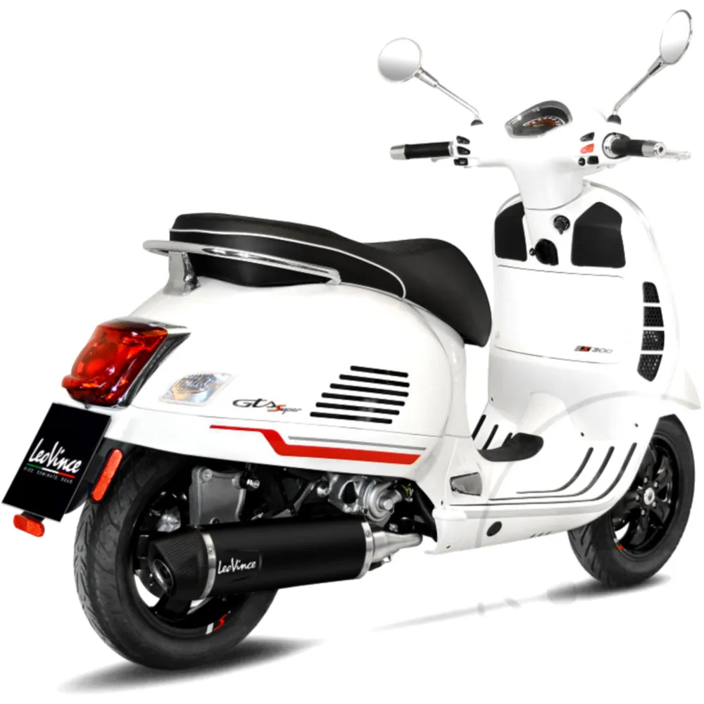 Silencer SBK nero complete 1/1 for: Vespa GTS_1