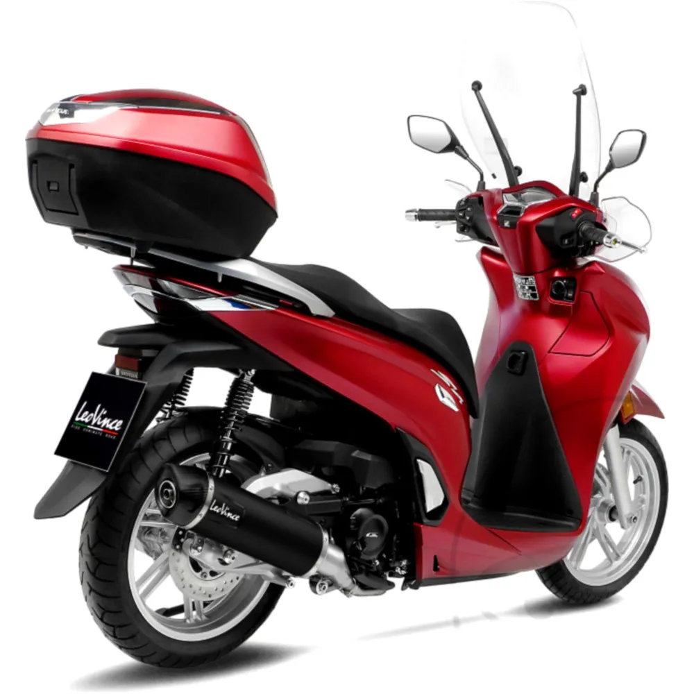 Silencer SBK nero slip on for: Honda SH, ADV_1