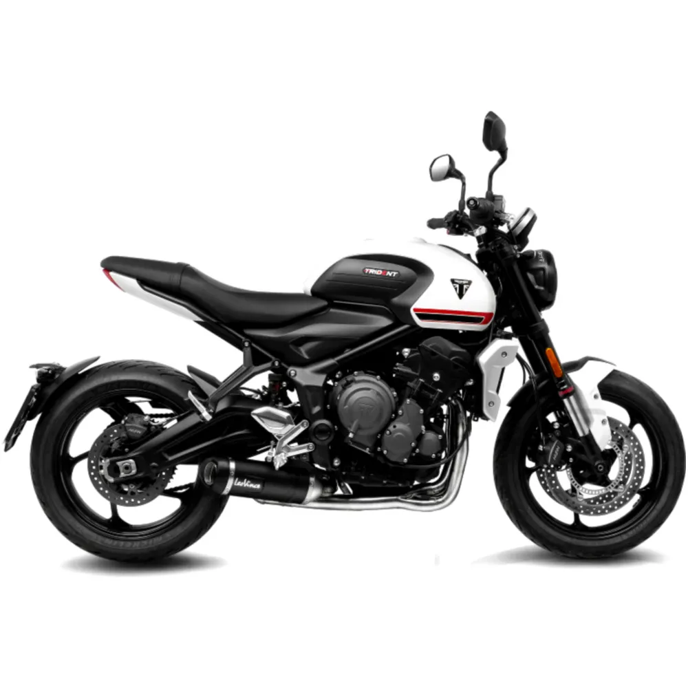 Silencer SBK lv - one complete 3/1 evo black for: Triumph Tride
