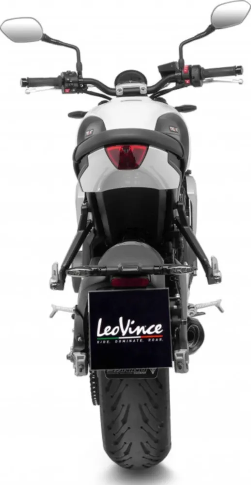 Silencer SBK lv - one complete 3/1 evo black for: Triumph Tride