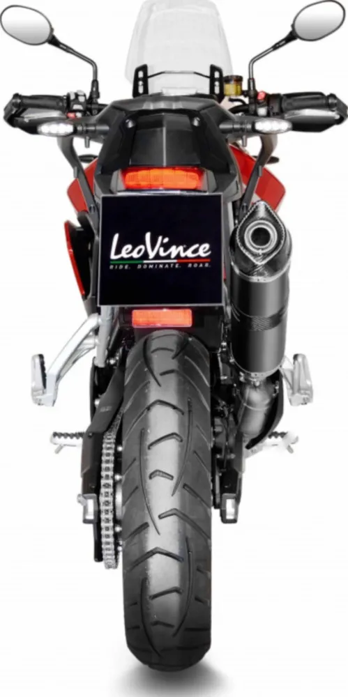 Silencer SBK lv - one slip on evo black for: Triumph Tiger_2