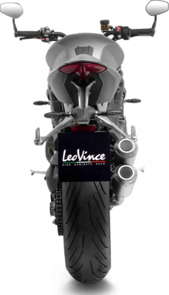 Silencer SBK stainless steel lv - 10 slip on for: Triumph Speed