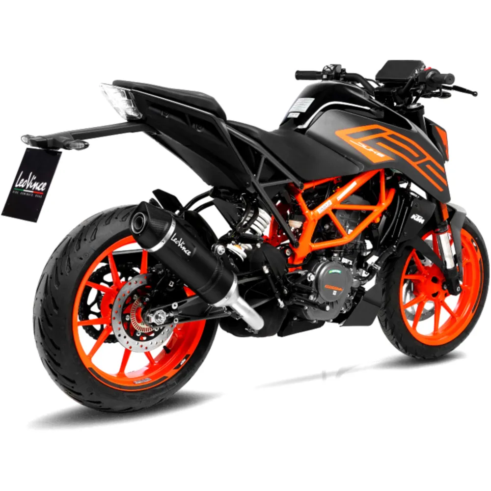 Silencer SBK lv - one slip on evo black for: KTM Duke_0