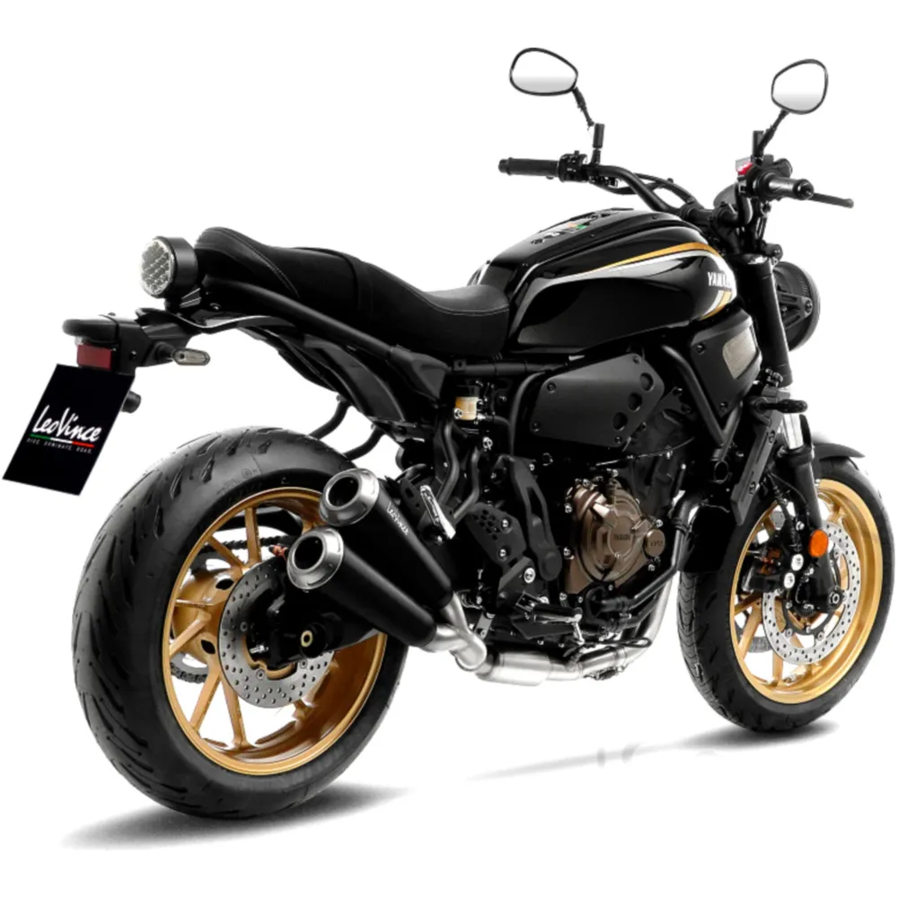 Schalldämpfer SBK Edelstahl GP DUALS komplett 2/2 Black Edition