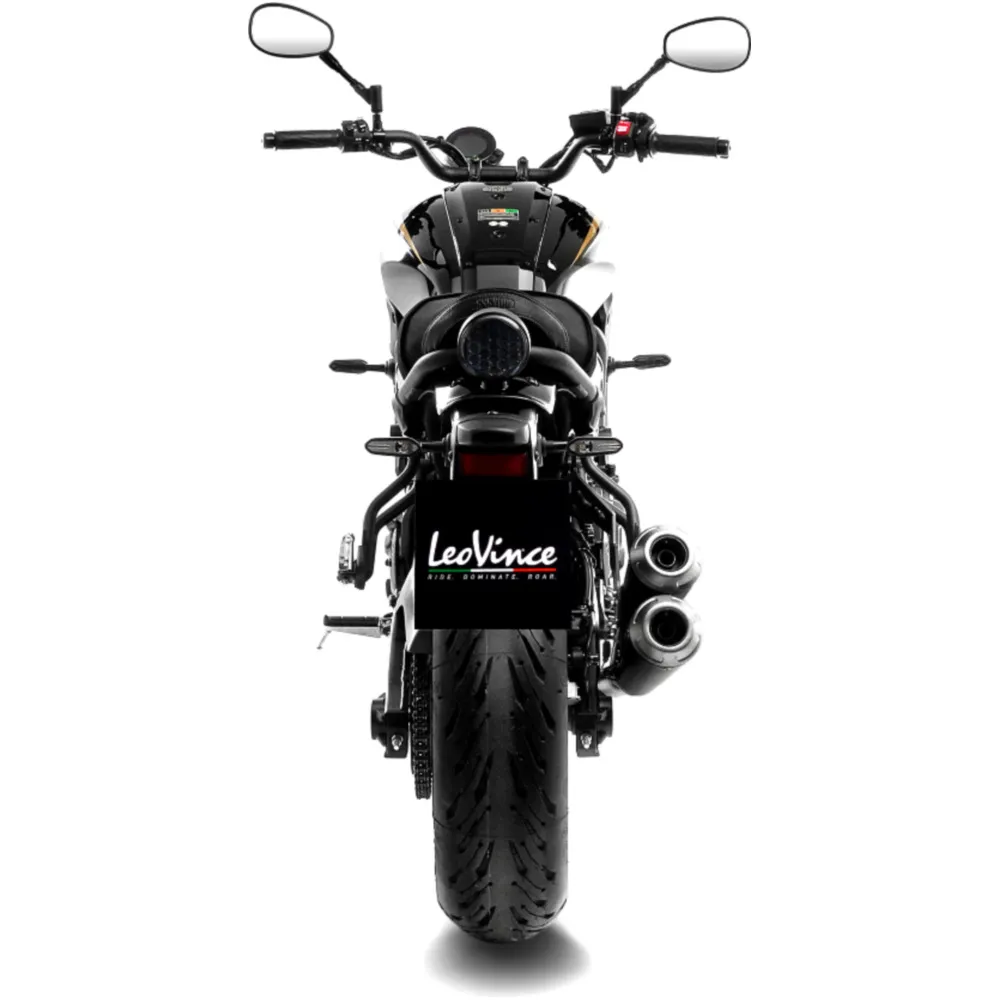 Schalldämpfer SBK Edelstahl GP DUALS komplett 2/2 Black Edition