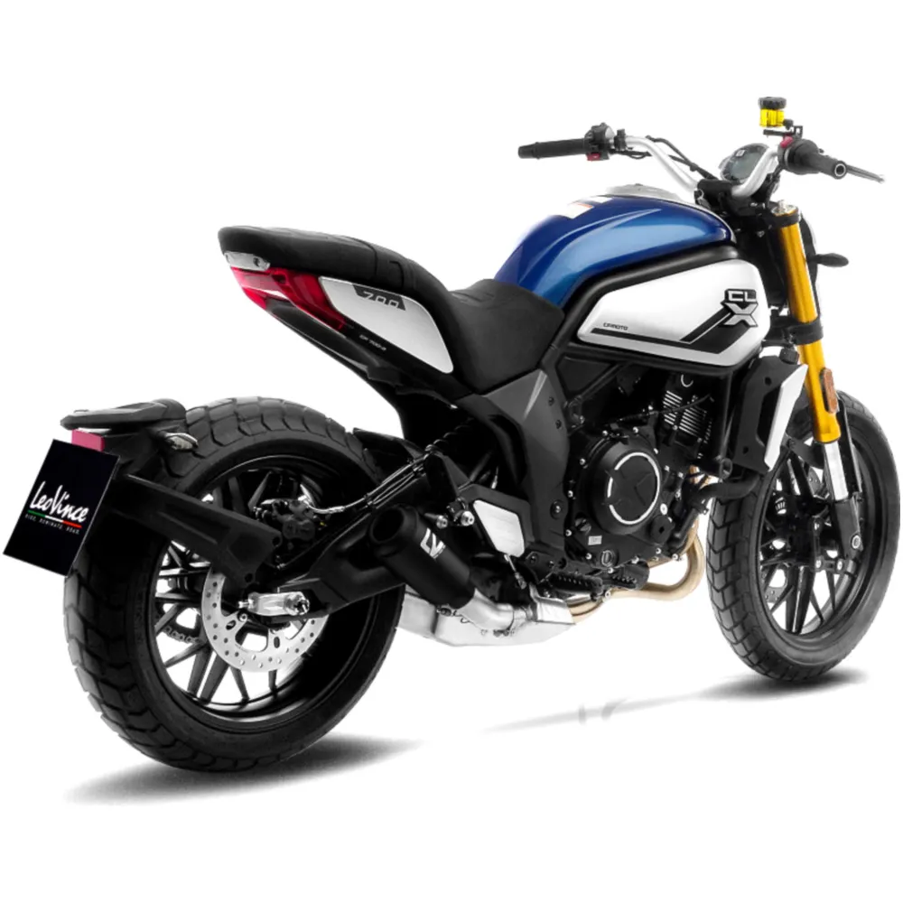 Silencer SBK stainless steel lv - 10 slip on full black for: CF