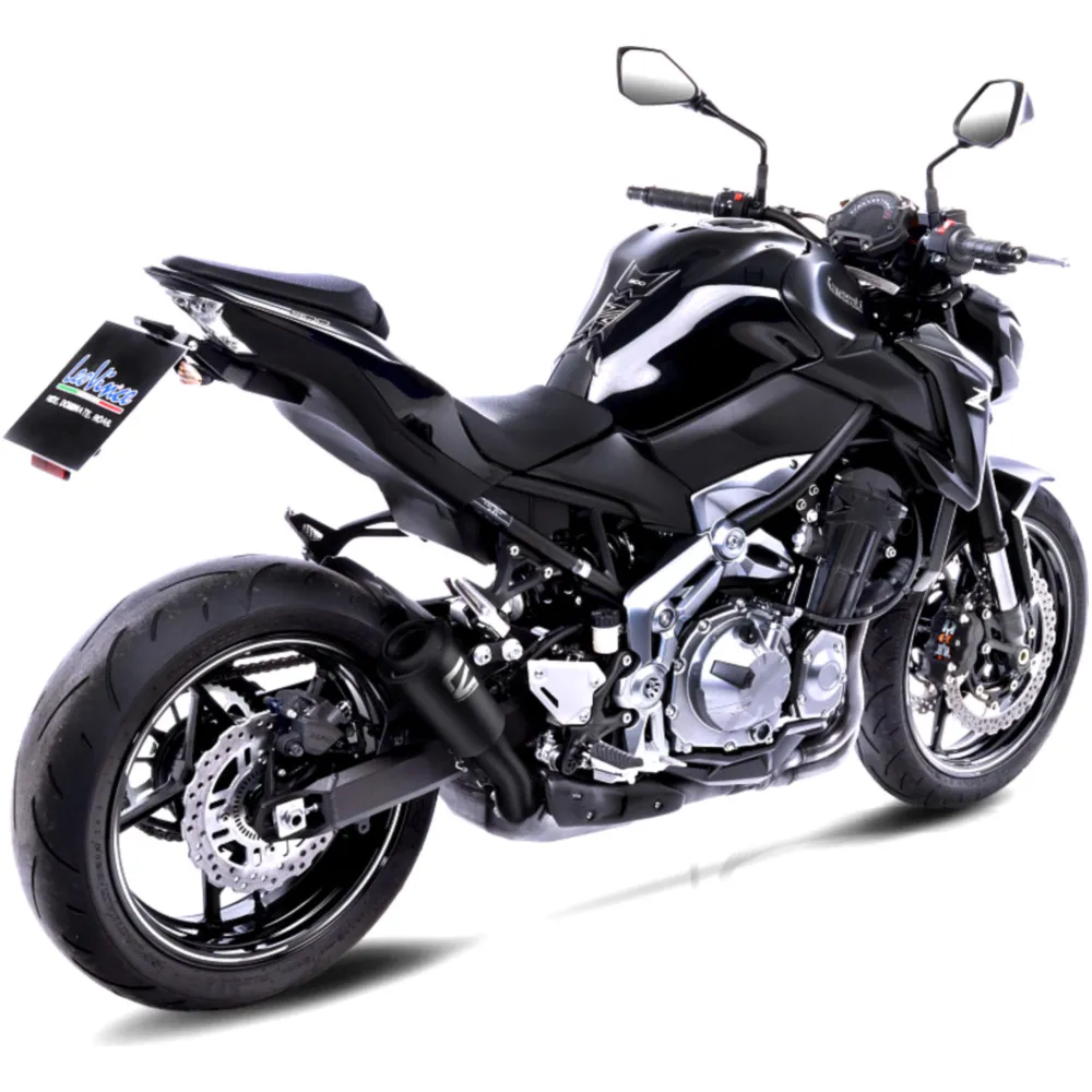 Silencer SBK stainless steel lv - 10 slip on full black for: Ka