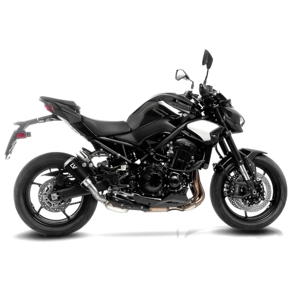 Silencer SBK stainless steel lv - 10 black slip on for: Kawasak
