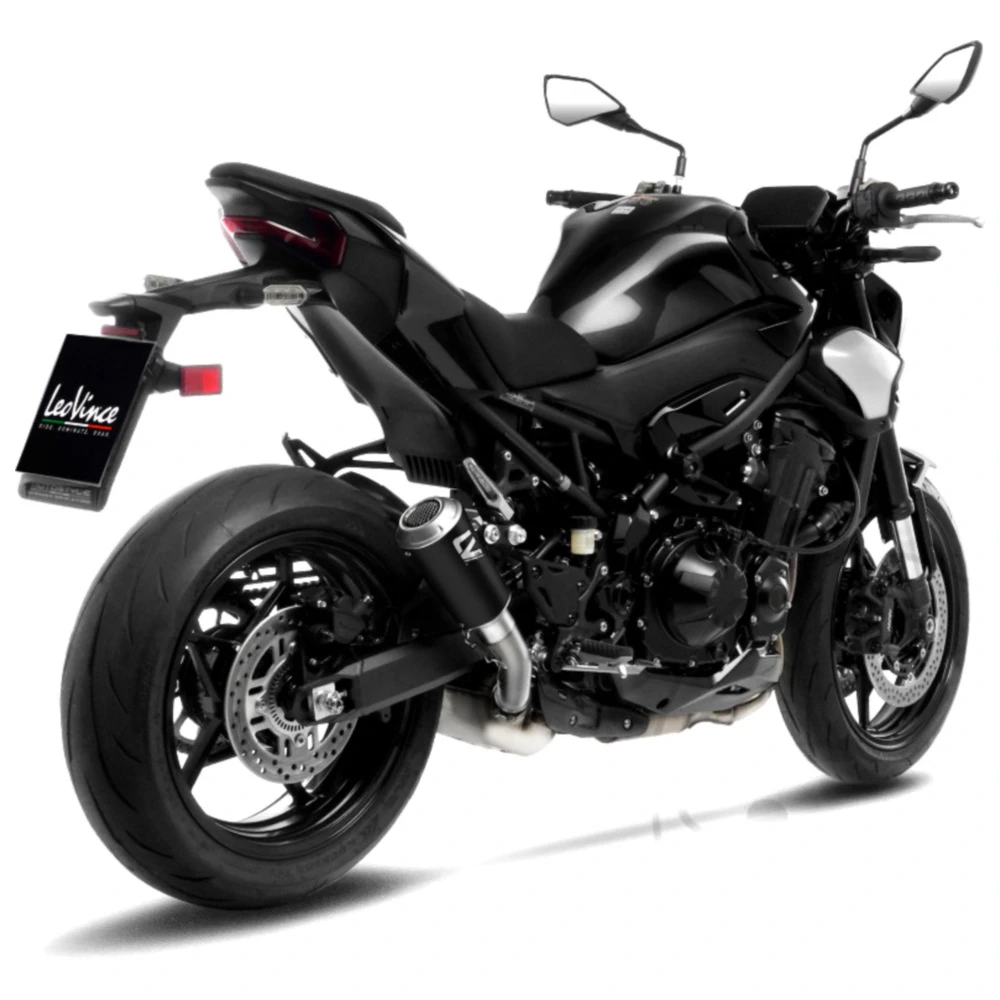 Silencer SBK stainless steel lv - 10 black slip on for: Kawasak