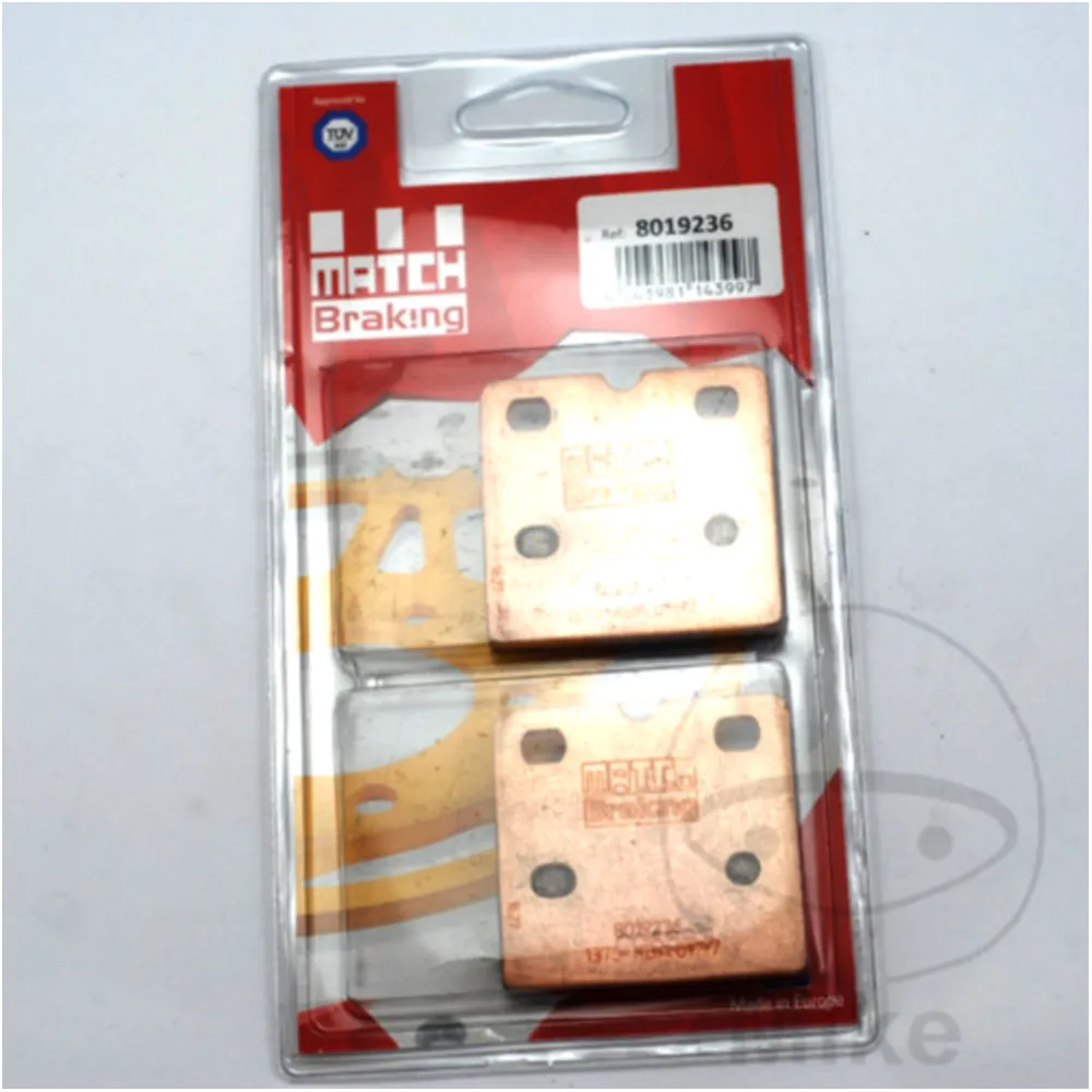 Brake pads sintered match braking 1137571_1