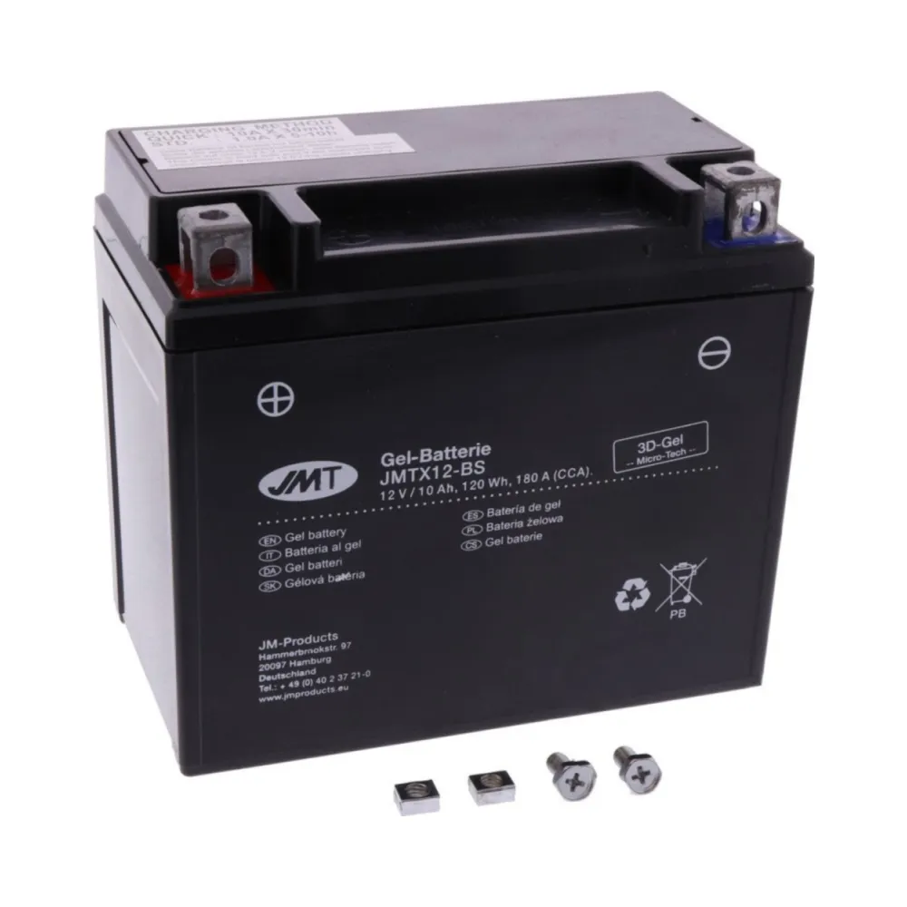 Motorcycle Battery YTX12-BS GEL JMT
