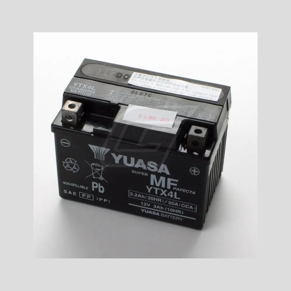 YTX4L (compare YTX4L-BS / YT4L-BS) 12V/3,2AH DIN50314 SLA battery