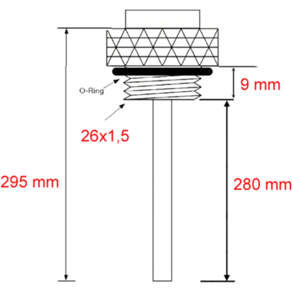 Öltemperatur Direktmesser JMP 26X1. 5 mm passend für: BMW R_0