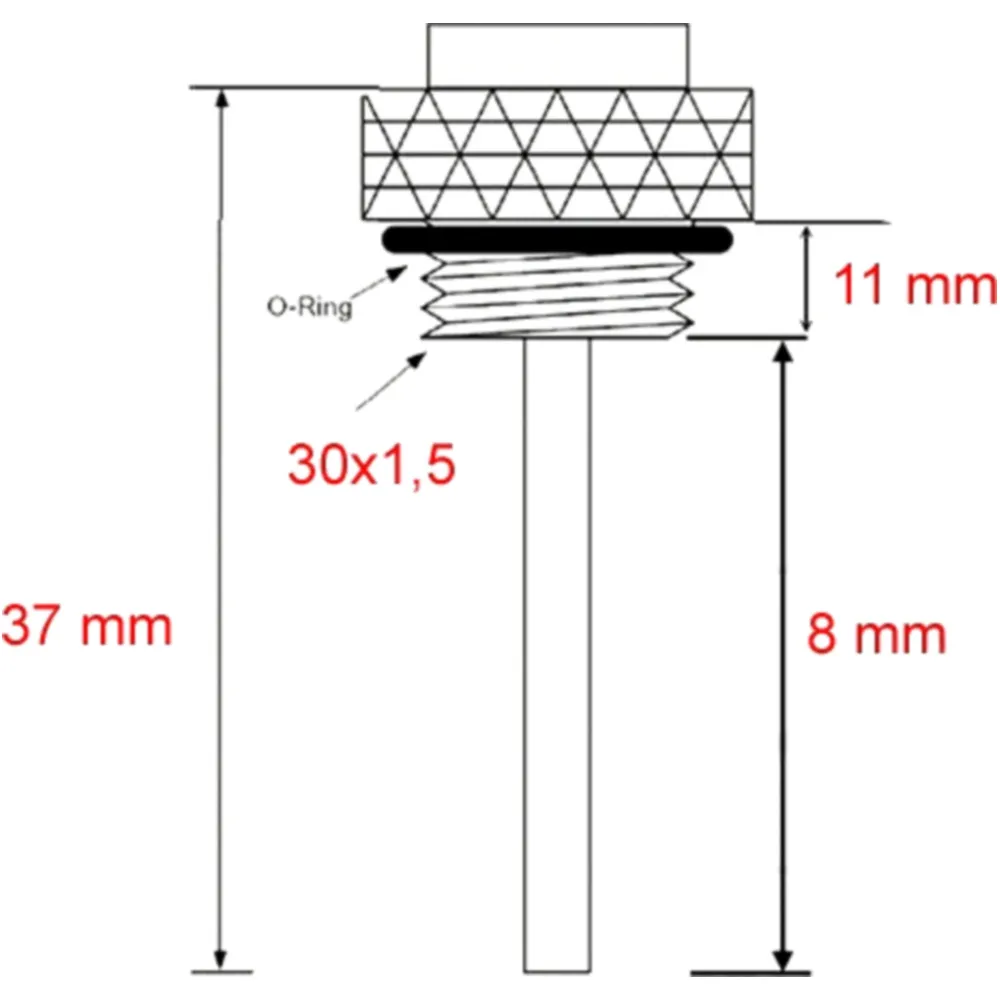 Öltemperatur Direktmesser JMP 30X1. 5 mm Alternative: 7091077 p