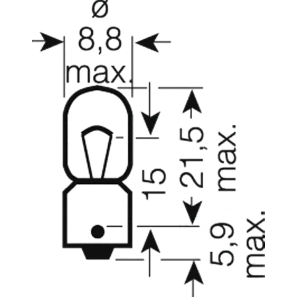 Lampe 12V4W BA9S_1