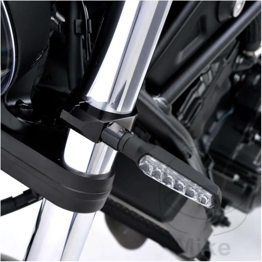 Schelle Daytona 43 mm Aluminium schwarz für Motorräder_1