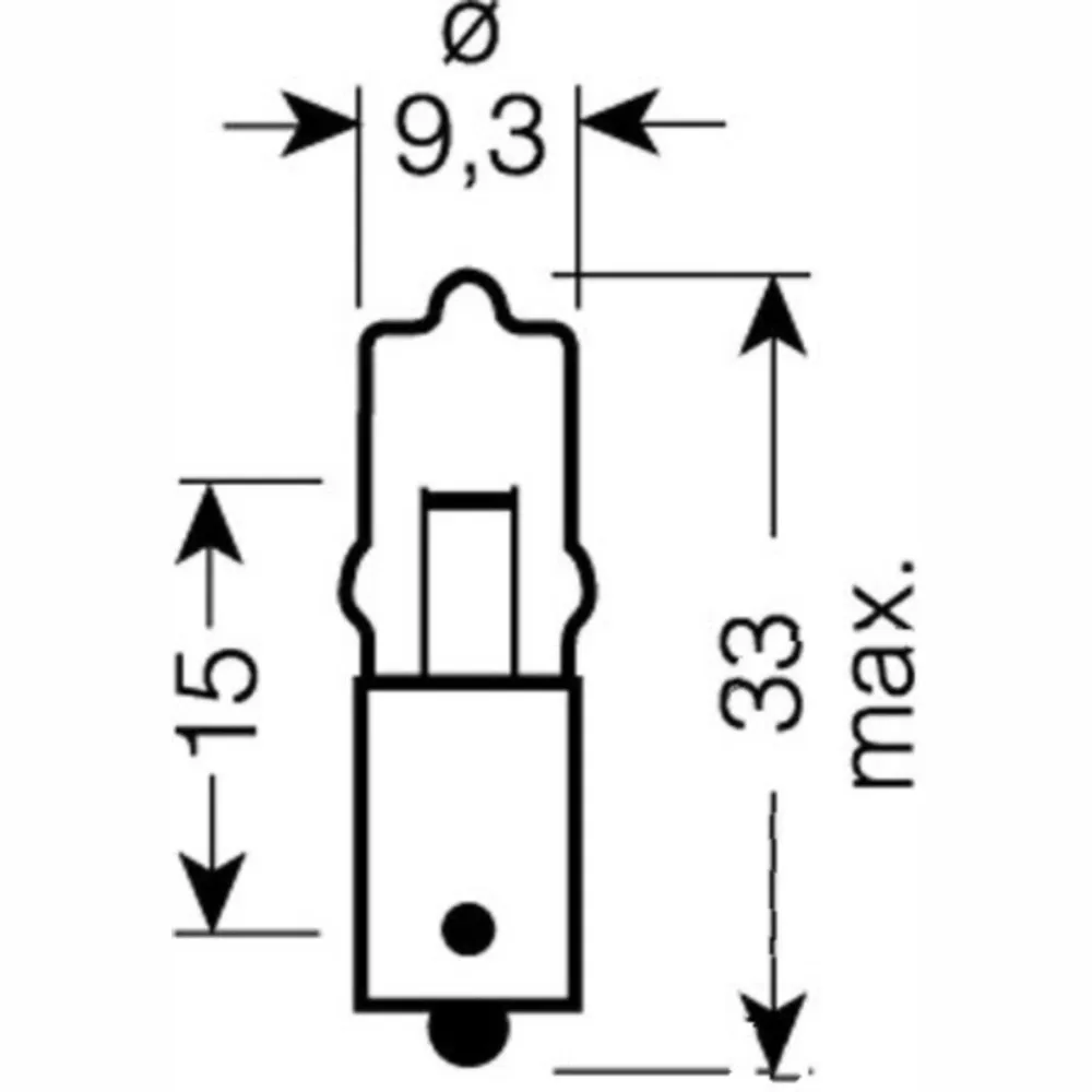 Lampe 12V10W BA9S_1