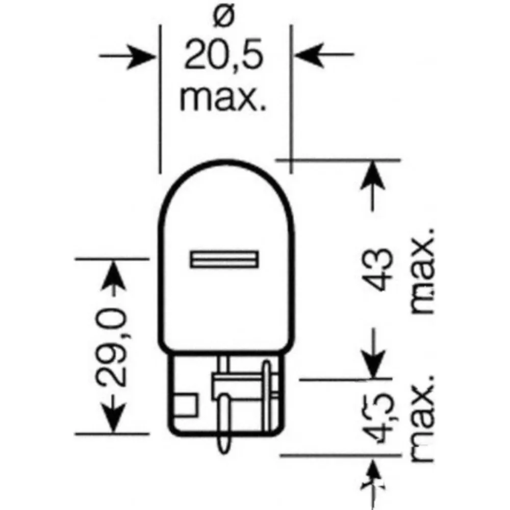 Bulb 12v21w w3x16d_1