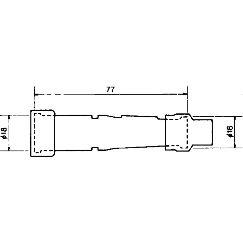 Zündkerzenstecker SB05F-R rot NGK_1