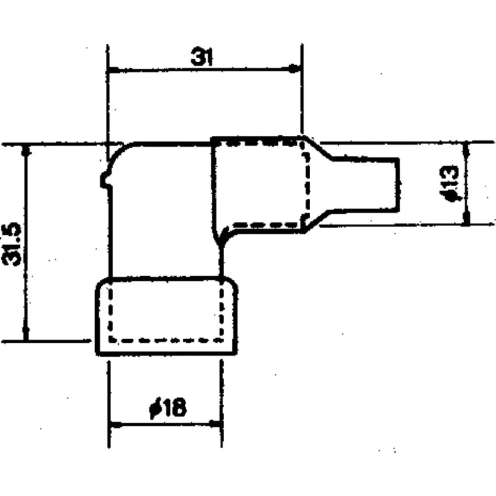 Zündkerzenstecker LB05EH schwarz NGK_1
