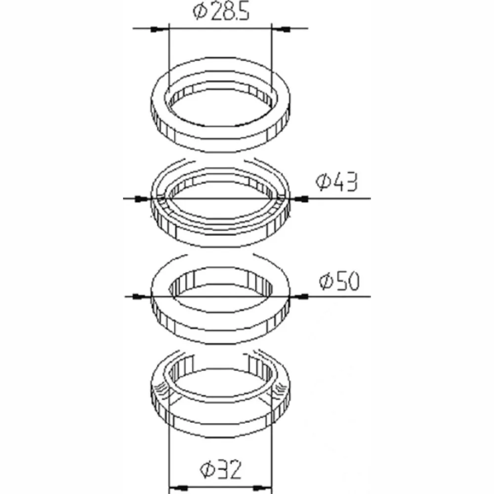Lenkkopflager Satz 6025_1