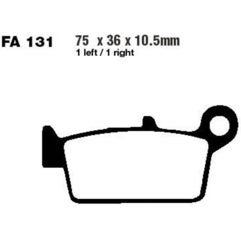 Brake pads sintered mx-s ebc MXS131_1