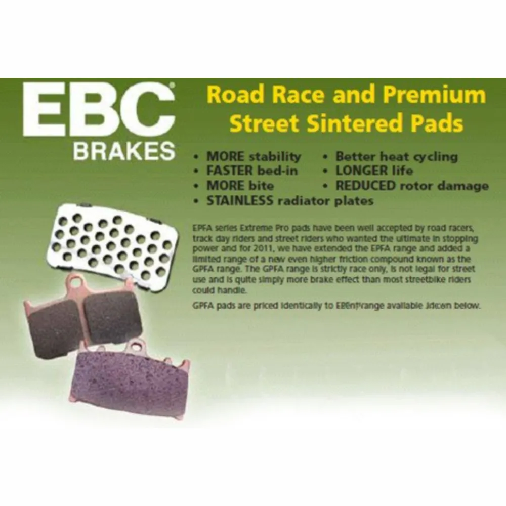 Brake pads sintered epfa ebc EPFA158HH_1