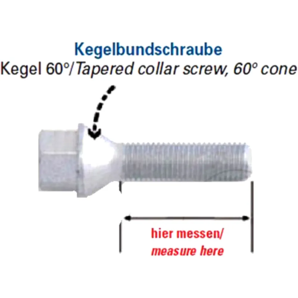 Radschraube M12x1.5x43 Kegelbund SW 17 für Motorräder_0