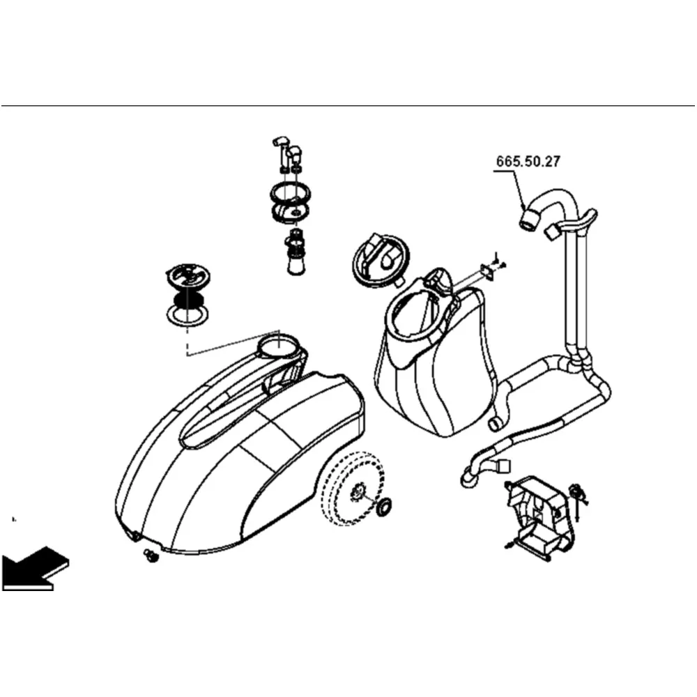 Suction Hose for JMP REX 350 Scrubber_0
