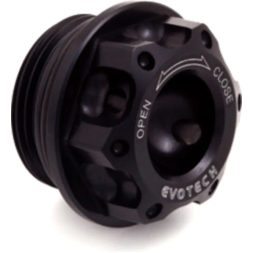 Öleinfüllschraube alu Evotech 22X1. 5 mm schwarz passend für: D