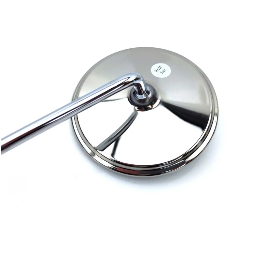 Mirror bumm stainless steel round with clamp for Zündapp, Kr_2
