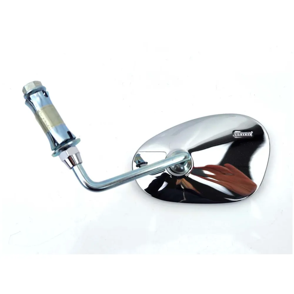 Mirror bumm chrome left planes glass straight bar for Hercul_1