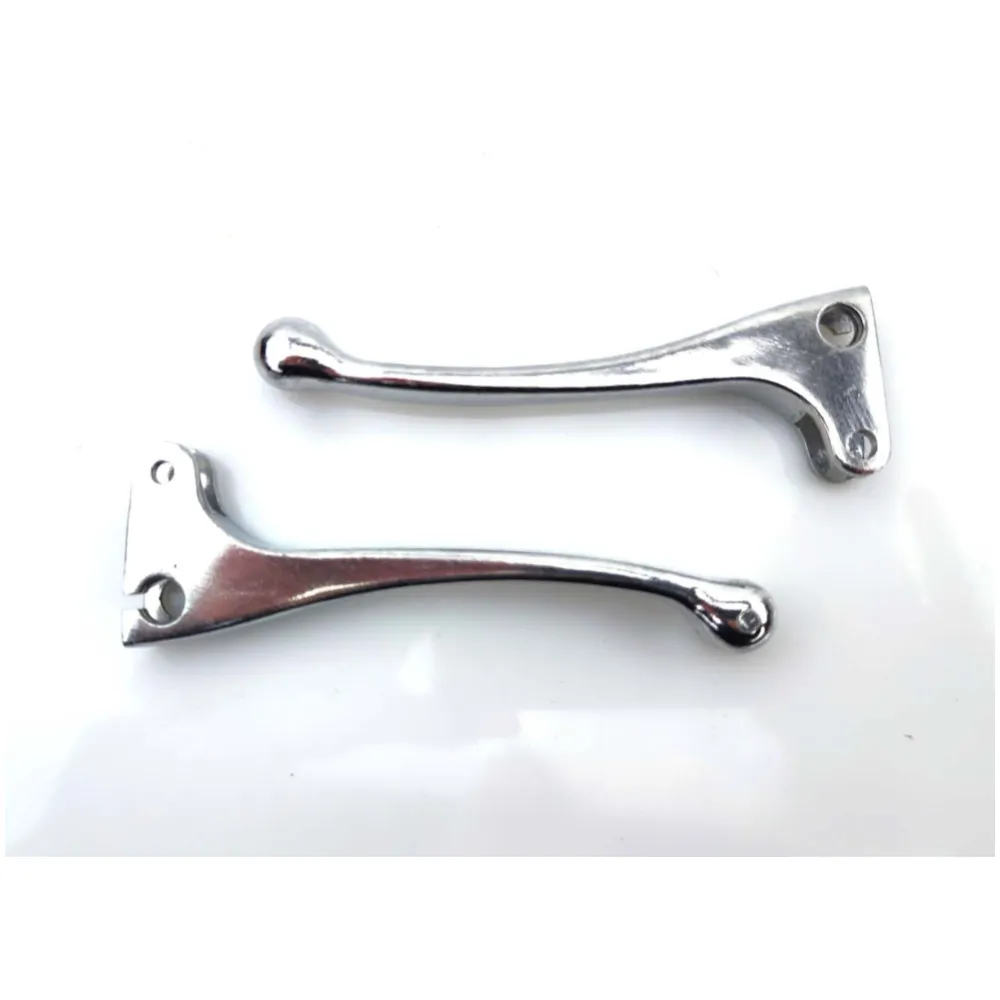 Brake lever and clutch lever aluminum silver for Puch Maxi, _1