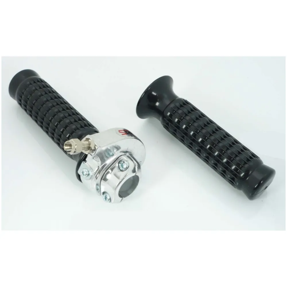 Throttle twist grip black plastic 22mm 125mm 155mm for Zünda_1