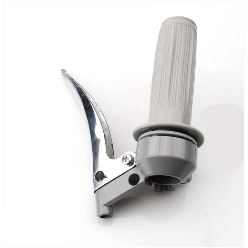 Gasgriff Armatur Aluminium Grau 22mm 105mm für Zündapp, Krei_1