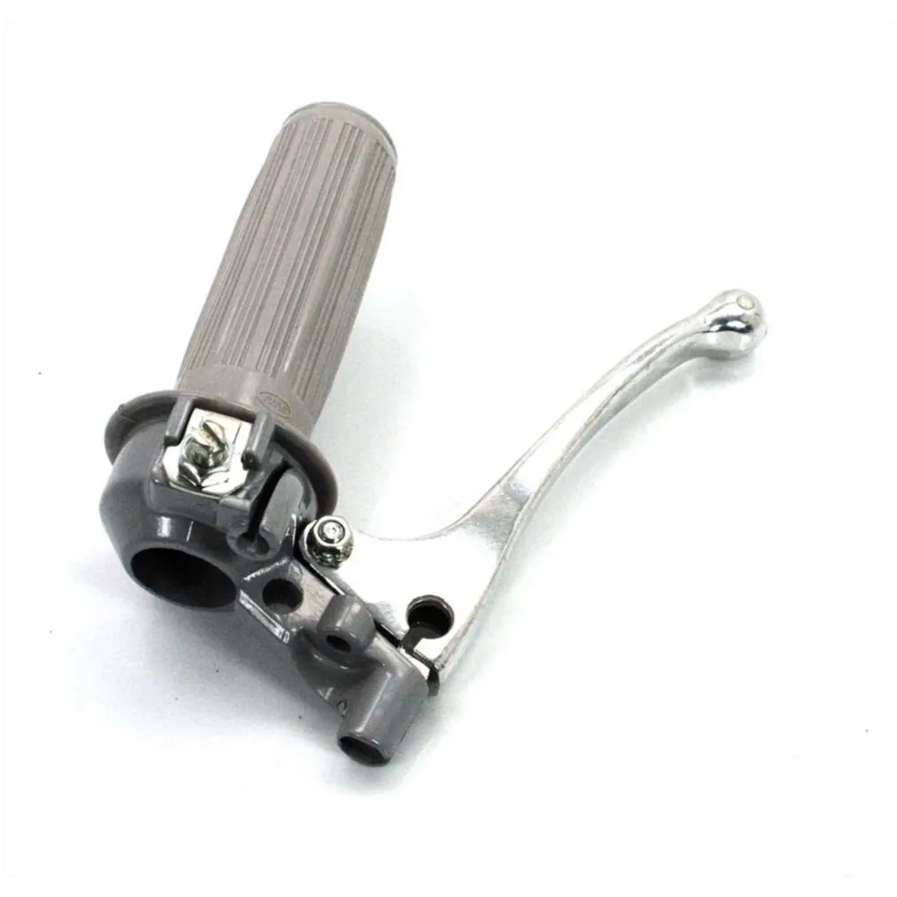 Gasgriff Armatur Aluminium Grau 22mm 105mm 26mm für Zündapp,_2