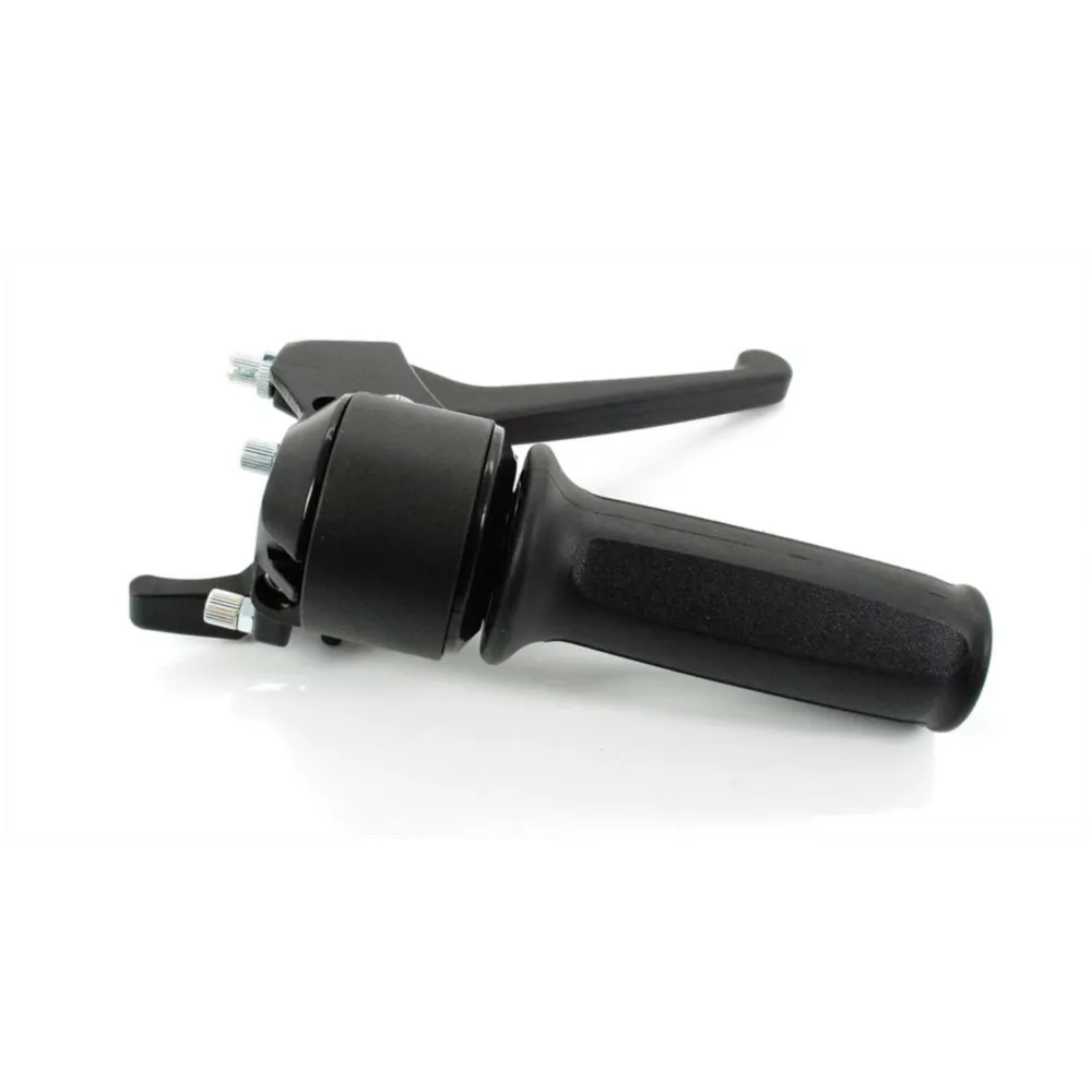 Gasgriff Armatur Schwarz mit Griffgummi für MBK, 51 MG000006_1