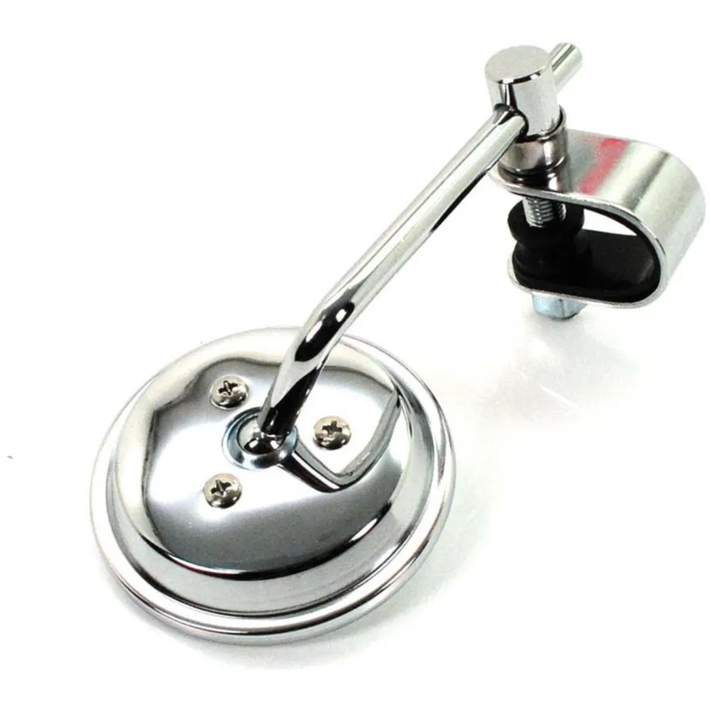 Lenkerendenspiegel Custom klein chrom für Mofa, Moped, Chopp_2