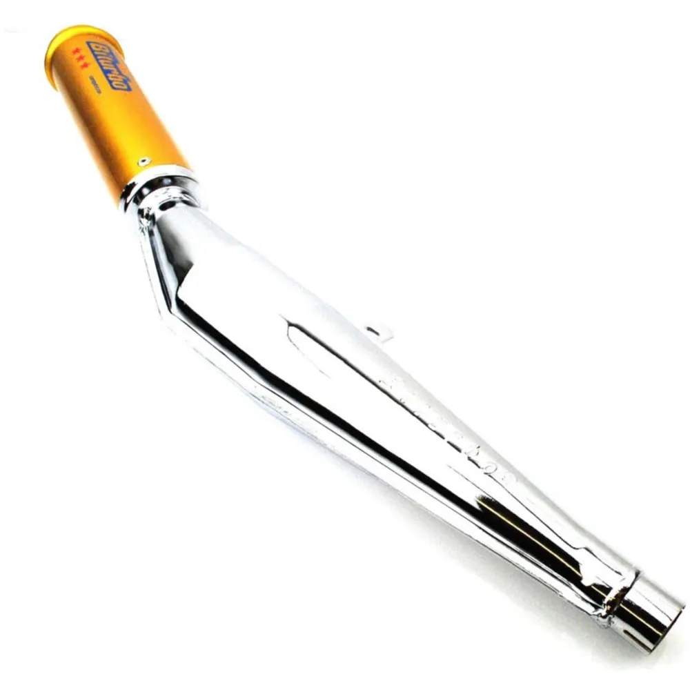 Auspuff Biturbo 28mm 670mm Chrom für Zündapp CS, KS, GTS, ZR_1